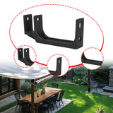 Maxbell Retractable Awning Bracket Hardware Repair Parts for Canopies Garden Outside Black