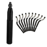 Maxbell Deburring Tool Set Anti Slip Removing Burr Hand Deburring and Trimming Knife