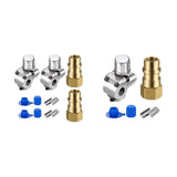 Maxbell Piercing Valve Kit Adapter Converts Fit 7/16 inch Low Side Port R12 to 2 set
