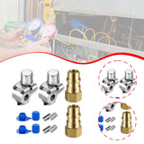 Maxbell Piercing Valve Kit Adapter Converts Fit 7/16 inch Low Side Port R12 to 2 set