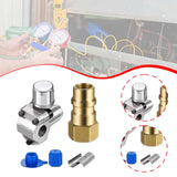 Maxbell Piercing Valve Kit Adapter Converts Fit 7/16 inch Low Side Port R12 to 1 set