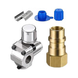Maxbell Piercing Valve Kit Adapter Converts Fit 7/16 inch Low Side Port R12 to 1 set
