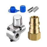Maxbell Piercing Valve Kit Adapter Converts Fit 7/16 inch Low Side Port R12 to 1 set