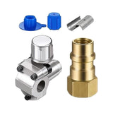Maxbell Piercing Valve Kit Adapter Converts Fit 7/16 inch Low Side Port R12 to 1 set