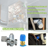 Maxbell Piercing Valve Kit Adapter Converts Fit 7/16 inch Low Side Port R12 to 1 set