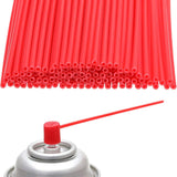 Maxbell 50Pcs Spray Can Tubes Extended Tip Extensions for Narrow Space Lubricant Oil