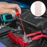 Maxbell 50Pcs Spray Can Tubes Extended Tip Extensions for Narrow Space Lubricant Oil