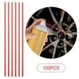 Maxbell 100x Spray Can Tubes 4.72inch Tip Extensions for Paint Cleaner Lubricant Oil