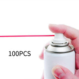 Maxbell 100x Spray Can Tubes 4.72inch Tip Extensions for Paint Cleaner Lubricant Oil