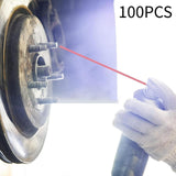 Maxbell 100x Spray Can Tubes 4.72inch Tip Extensions for Paint Cleaner Lubricant Oil