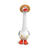 Maxbell Duck Statue Miniature Landscape Collectible Goose Statue for Porch Yard Lawn A