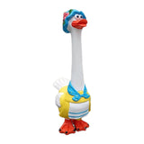 Maxbell Duck Statue Miniature Landscape Collectible Goose Statue for Porch Yard Lawn B