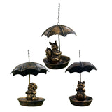 Maxbell Bird Feeder Garden Decoration with Roof Bird Food Tray for Gift Balcony Yard Squirrel