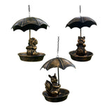 Maxbell Bird Feeder Garden Decoration with Roof Bird Food Tray for Gift Balcony Yard Squirrel