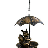 Maxbell Bird Feeder Garden Decoration with Roof Bird Food Tray for Gift Balcony Yard Squirrel