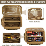 Maxbell Heavy Duty Tool Bag with Waterproof Base Tool Tote for Home Plumbers Camping
