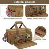 Maxbell Heavy Duty Tool Bag with Waterproof Base Tool Tote for Home Plumbers Camping