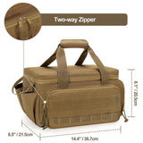 Maxbell Heavy Duty Tool Bag with Waterproof Base Tool Tote for Home Plumbers Camping