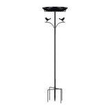 Maxbell Bird Feeder Accessory Basin Ornament Metal Bird Bath for Bird Lovers Outside