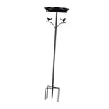 Maxbell Bird Feeder Accessory Basin Ornament Metal Bird Bath for Bird Lovers Outside