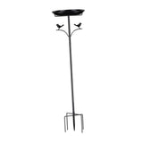 Maxbell Bird Feeder Accessory Basin Ornament Metal Bird Bath for Bird Lovers Outside