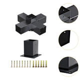 Maxbell Pergola Kit 5 Ways Right Angle Corner Brackets for Patios Courtyards Outdoor