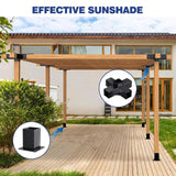 Maxbell Pergola Kit 5 Ways Right Angle Corner Brackets for Patios Courtyards Outdoor