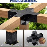 Maxbell Pergola Kit 5 Ways Right Angle Corner Brackets for Patios Courtyards Outdoor