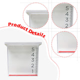 Maxbell Rain Gauge Outdoor Measurement Waterfall Rain Gauge for Garden Patio Outdoor