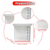Maxbell Rain Gauge Outdoor Measurement Waterfall Rain Gauge for Garden Patio Outdoor