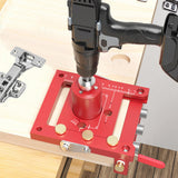 Maxbell Shelf Pin Jig Practical Multipurpose Hole Jig Kit for Cupboard Shelf Cabinet