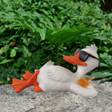 Maxbell Resin Duck Garden Statue Gardening Gifts Outdoor Statue for Patio Yard Porch
