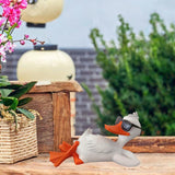 Maxbell Resin Duck Garden Statue Gardening Gifts Outdoor Statue for Patio Yard Porch