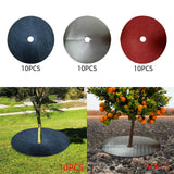 Maxbell 10x Tree Mulch Rings Cloth Cover 24 inch Landscape Breathable Tree Protector Black
