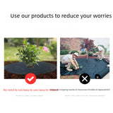 Maxbell 10x Tree Mulch Rings Cloth Cover 24 inch Landscape Breathable Tree Protector Black