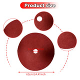 Maxbell 10x Tree Mulch Rings Cloth Cover 24 inch Landscape Breathable Tree Protector Red