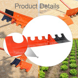 Maxbell Grain Drying Rake Head Only Farmer Portable Turning Grain Spreader for Wheat 64.5 cm