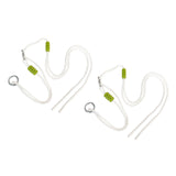 Maxbell 2 Pieces Swing Ropes Sturdy Replacement for Garden Outdoor Swings Playground