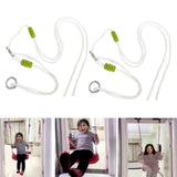 Maxbell 2 Pieces Swing Ropes Sturdy Replacement for Garden Outdoor Swings Playground
