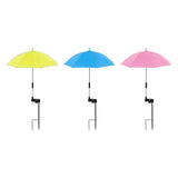 Maxbell Plant Umbrella Rainproof Multifunctional Ground Plug Lightweight Shade Cover Yellow