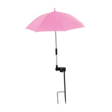 Maxbell Plant Umbrella Rainproof Multifunctional Ground Plug Lightweight Shade Cover Pink