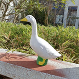 Maxbell Goose Statue Animal Decorative Collectible for Cabinet Nightstands Sill
