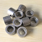 Maxbell 10 Pieces Aluminum Crimping Loop Sleeves for 16mm Rope Sturdy Rope Cable End