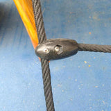 Maxbell 10 Pieces Aluminum Crimping Loop Sleeves for 16mm Rope Sturdy Rope Cable End