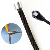 Maxbell 10 Pieces Aluminum Crimping Loop Sleeves for 16mm Rope Sturdy Rope Cable End