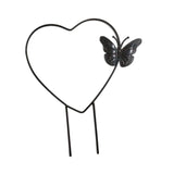 Maxbell Heart Shaped Plant Trellis Decorative Indoor for Flower Potted Plants Pothos Black