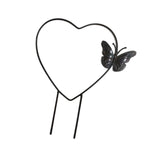 Maxbell Heart Shaped Plant Trellis Decorative Indoor for Flower Potted Plants Pothos Black