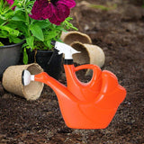 Maxbell Watering Can 1.5L Crative Sprinkling Kettle for Outdoor House Plants Flowers Orange