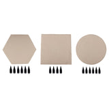 Maxbell Outdoor Stepping Stone Patio Lawn Paver Easy Installation with Ground Stakes Hexagonal