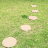 Maxbell Outdoor Stepping Stone Patio Lawn Paver Easy Installation with Ground Stakes Hexagonal